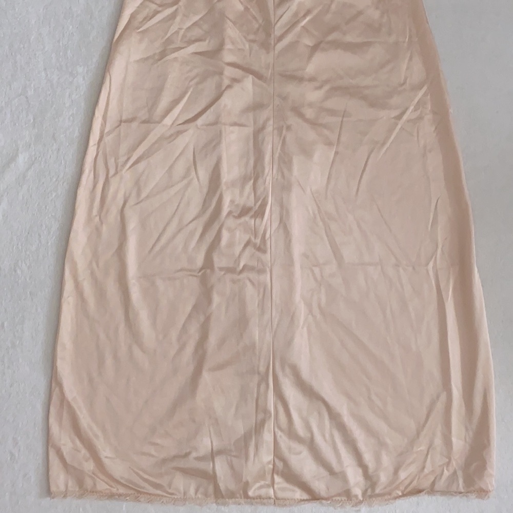 {VTG/NWT} Henson Kickernick | 70s Nylon Lace Underwire Bra Slip Dress 1865 (34C) - Picture 9 of 16
